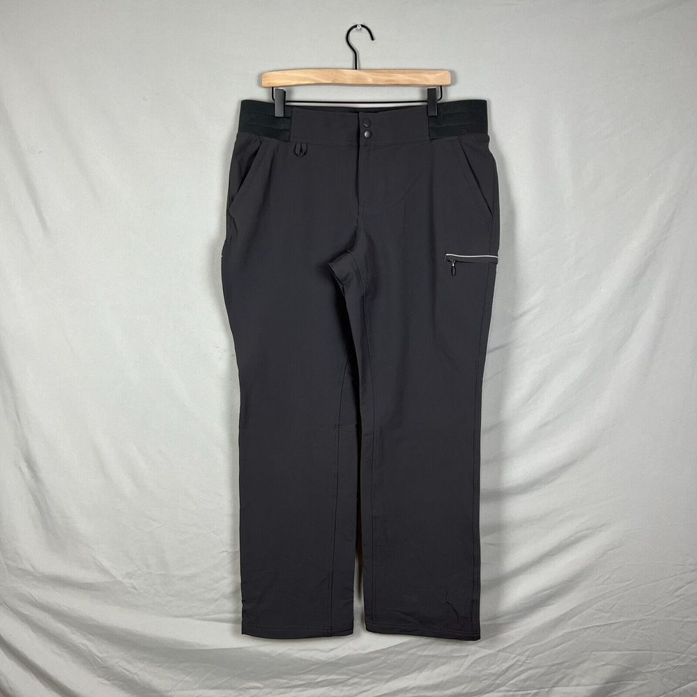 Duluth Trading Co Gray Black Hills Water Repellent‎ Pants Womens size 16x33